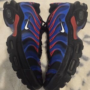 Nike air max plus rare "spiderman" special edition sneakers black/blue/red mens